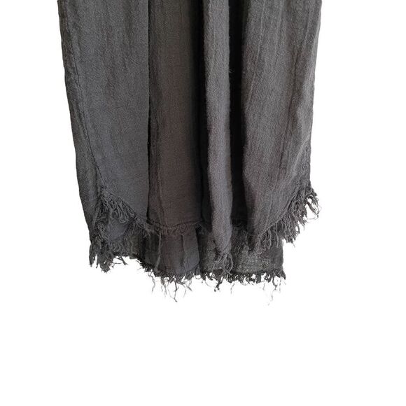 SUNFLOWER Italy Linen Cotton Sleeveless Halter Maxi Dress Grey XS - Picture 2 of 8